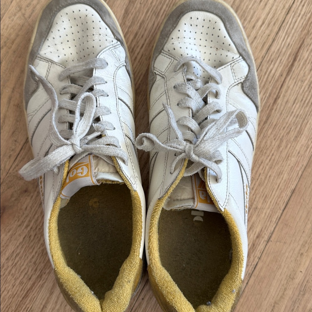 GOLA Eagle sneakers white and yellow women's size US 10/ EUR 41